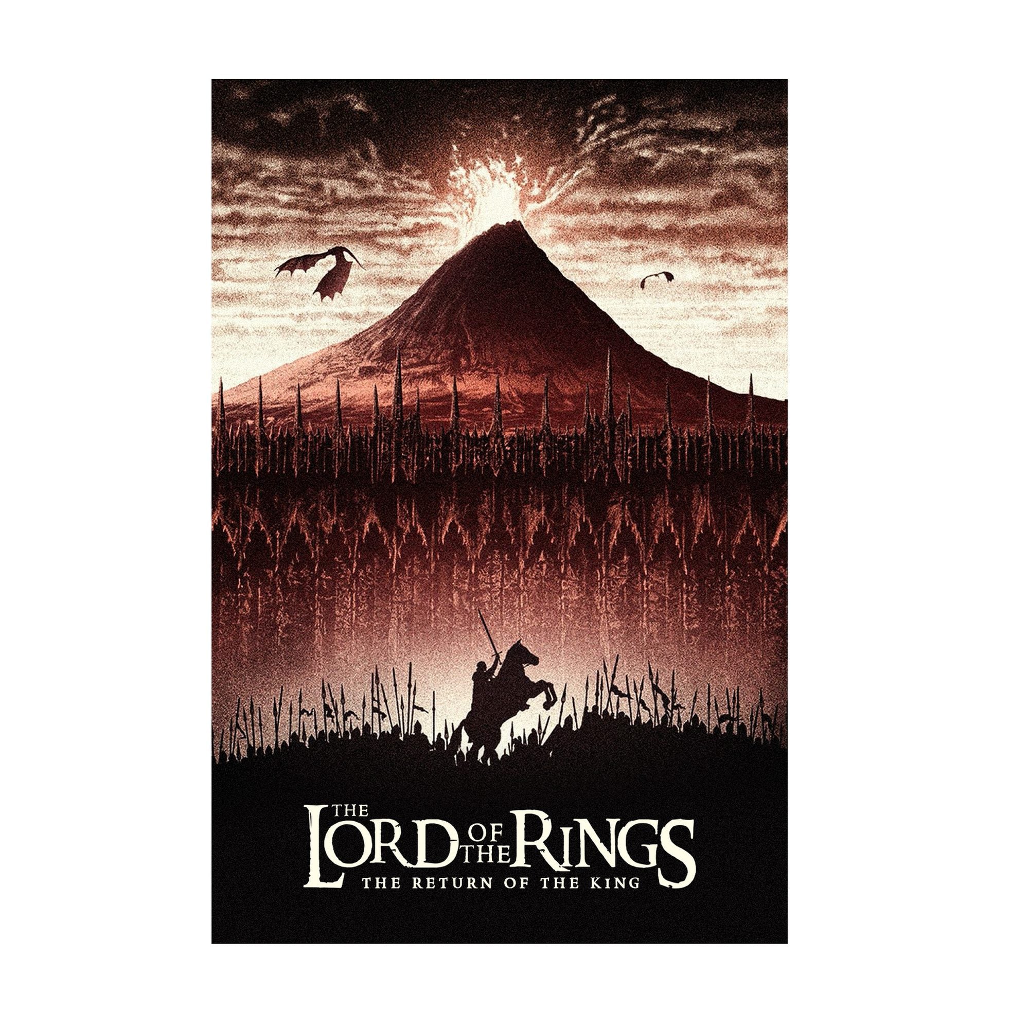 The Lord of the Rings: The Return of the King (2003) Mount Doom Art poster print